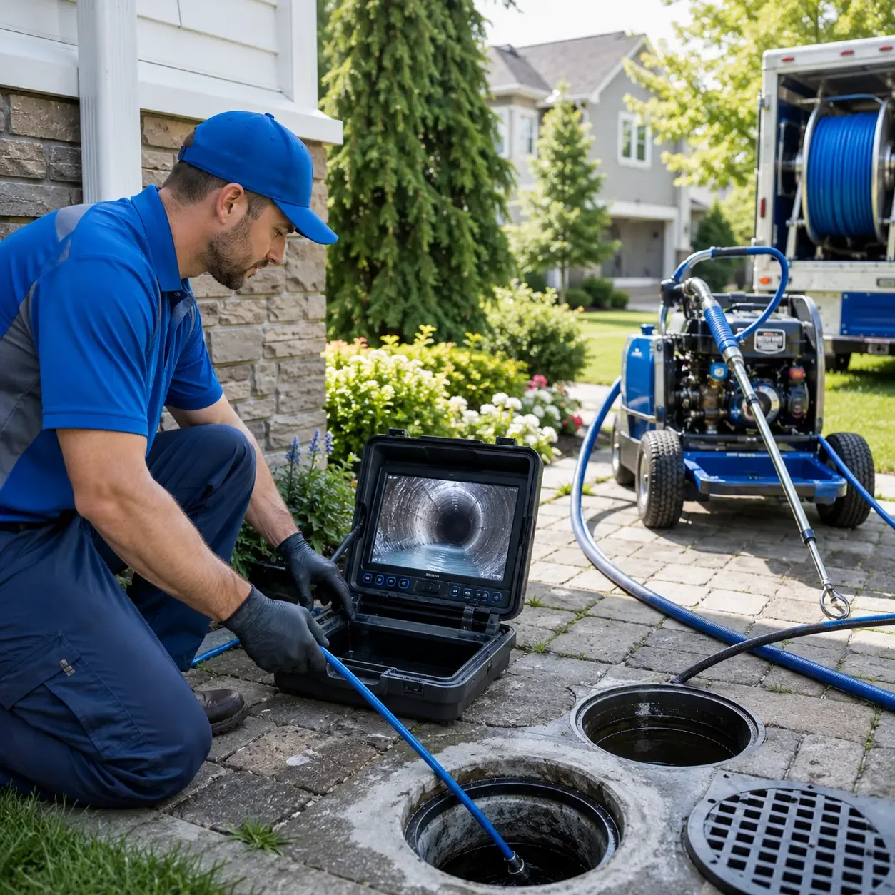 Outdoor drain cleaning professionals serving Holcombe, WI